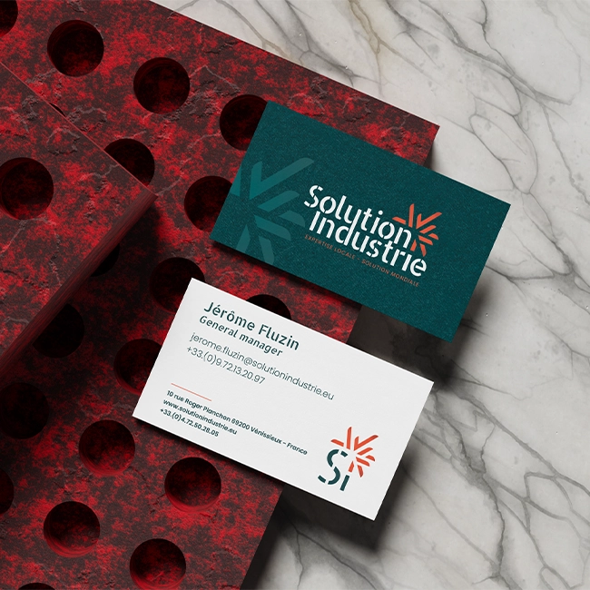 Carte de visite de Solution Industrie