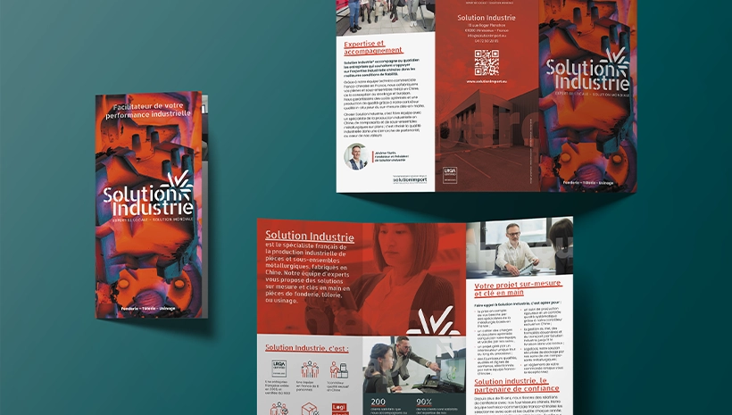 Présentation du dépliant de Solution Industrie