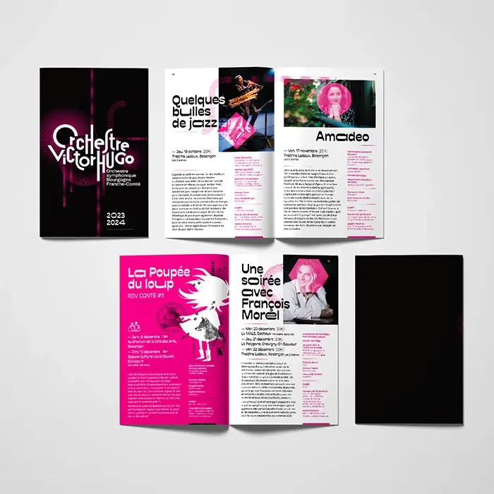 Déclinaison de la nouvelle identité OVHFC format magazine