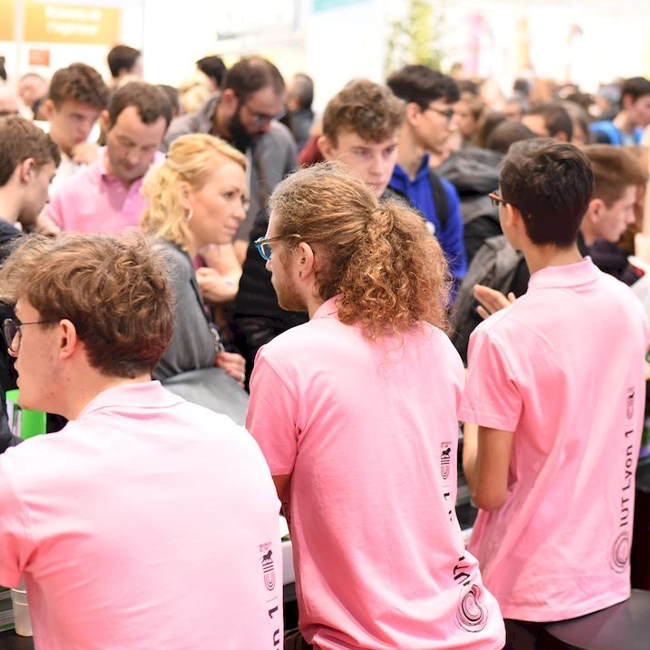Un stant Étudiants de l'IUT Lyon 1