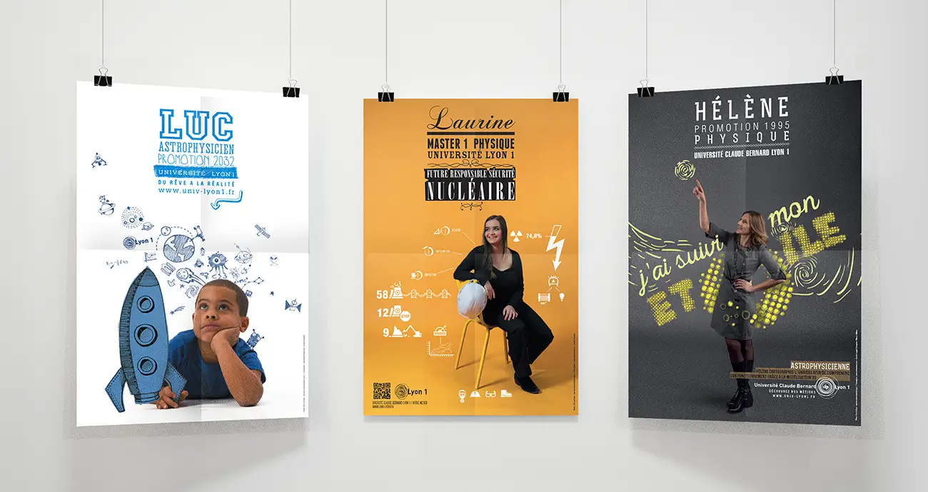 Affiches de la campagne Plan Media de l'UCBL