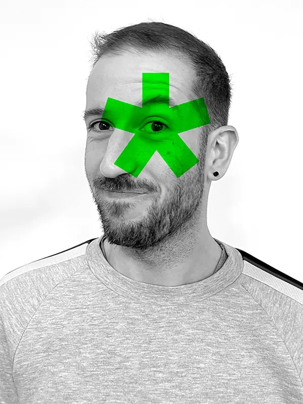 Photos des membres de l'équipe : Sébastien, développeur web