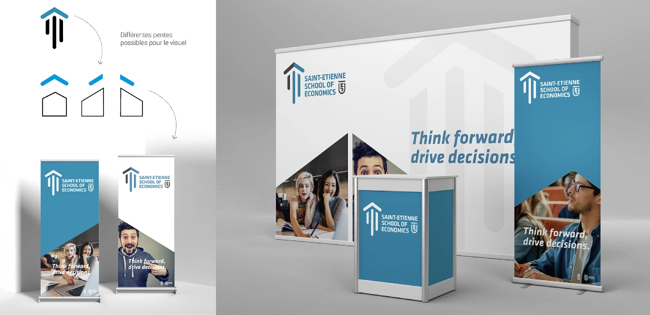 UJM exemple stand et roll-up
