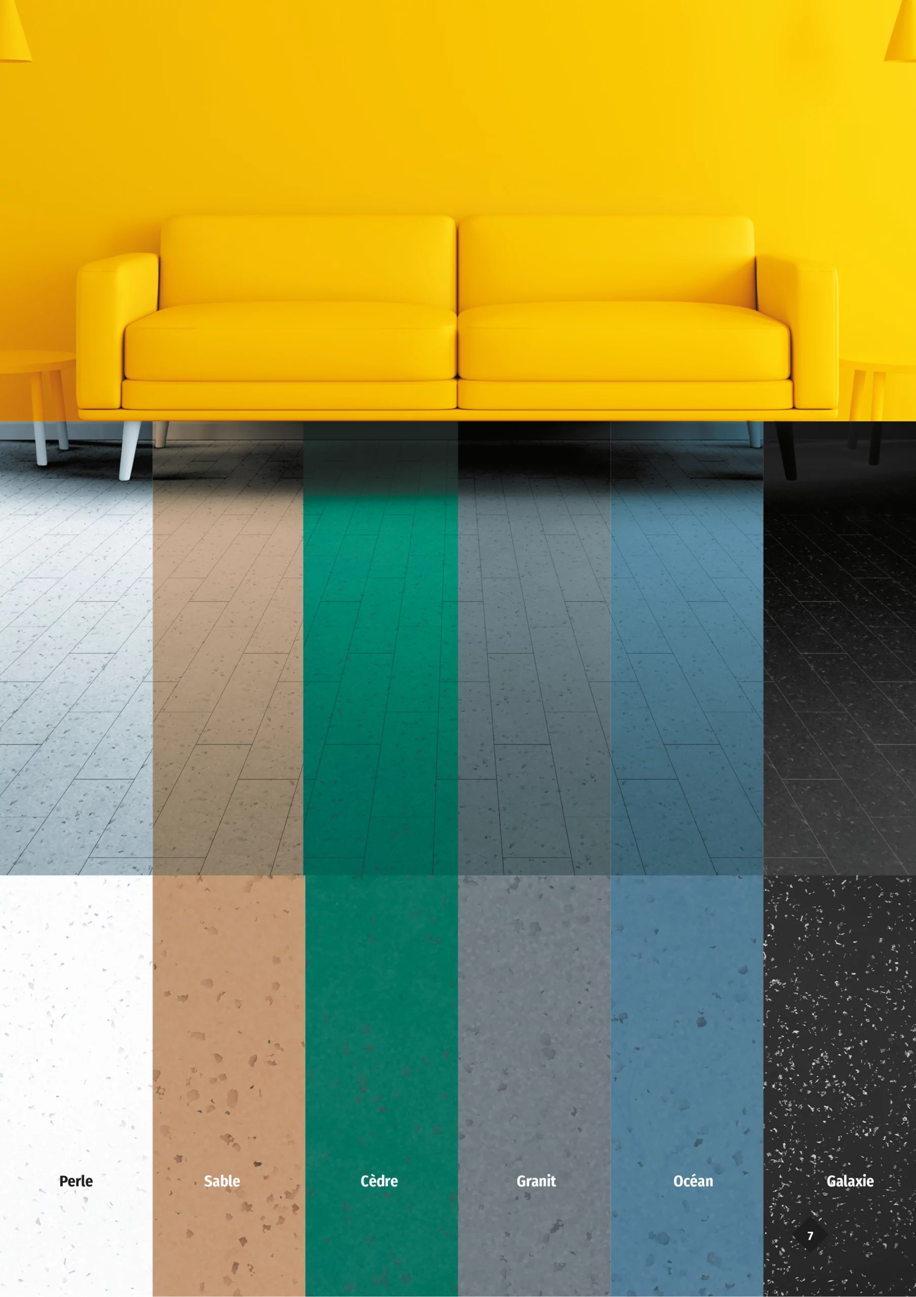 Gamme de couleurs de la charte graphique de Refab