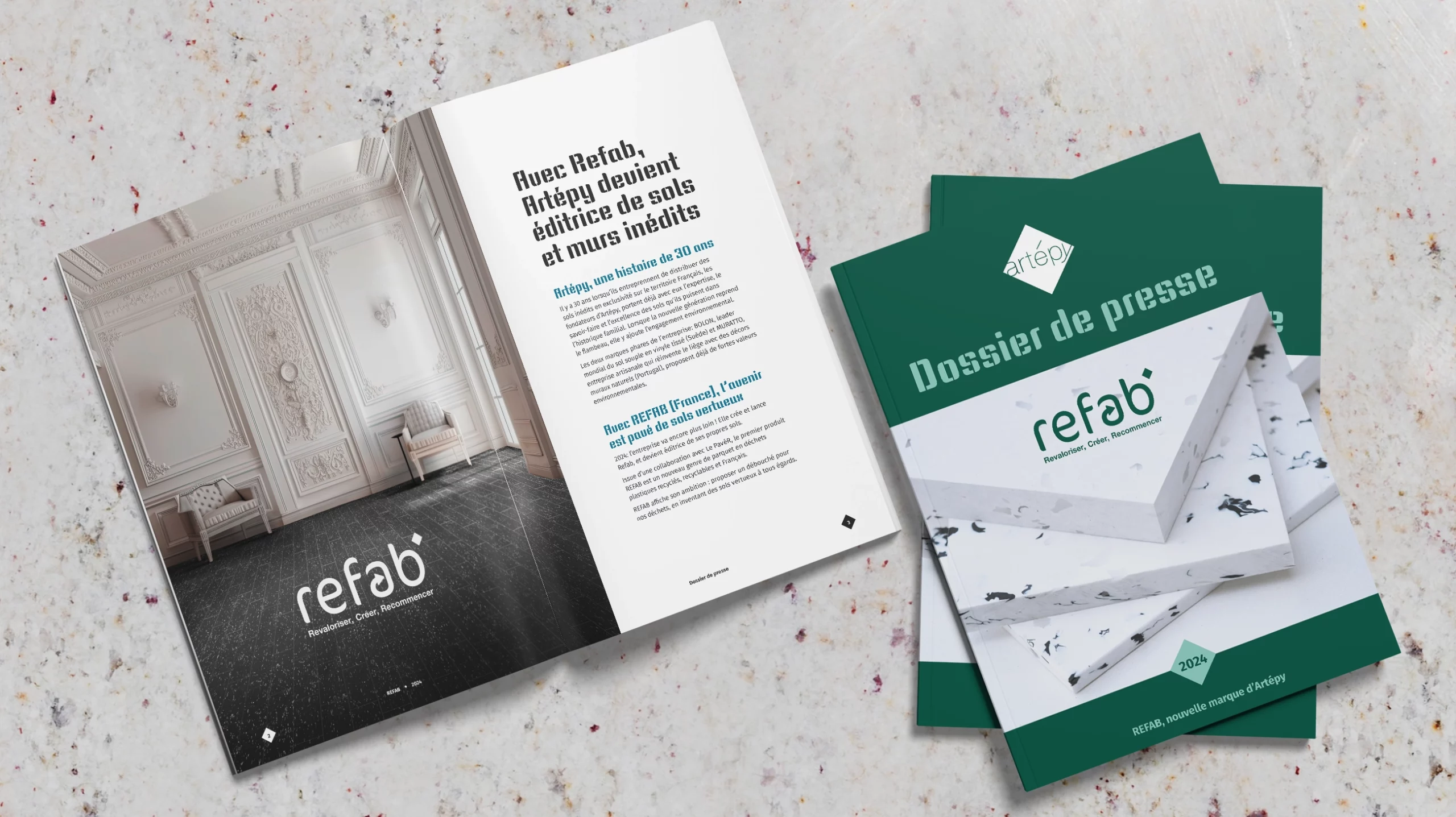 Dossier de presse Refab - Identité Refab - Artepy