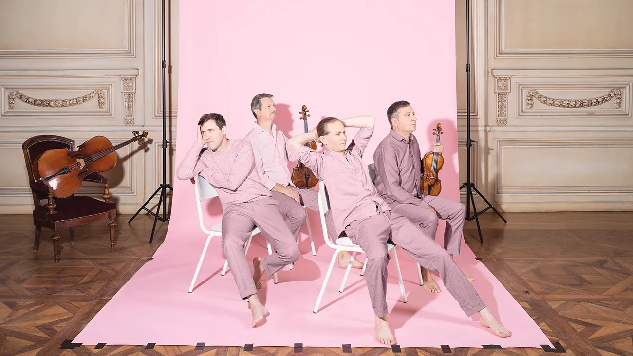 Photo du Quatuor Debussy édition 2022 - Tableau rose