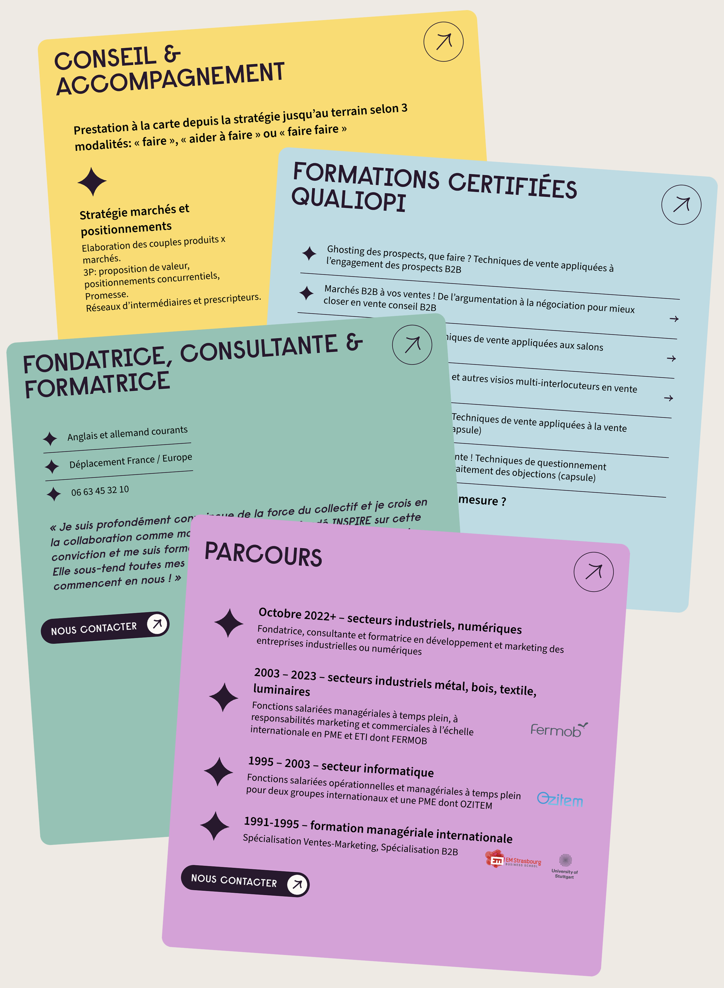 Paneaux de présentation Inspire